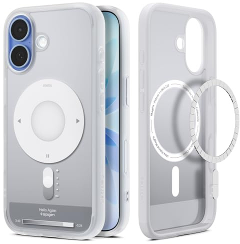 Spigen Ultra Hybrid MagFit Case for iPhone 17 - Classic Silver | MagSafe Compatible, Patented Air Cushion, MIL-STD-810H Military-Grade Drop Protection