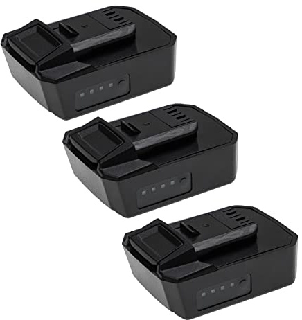 EXTENSILO 3x Battery Replacement for Hilti B 12/4.0, B 12/2.6 for Power Tools (2500 mAh, Li-Ion, 10.8 V)
