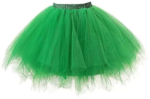 DTOHMOM Damen Tutu Klassisch Rock, Ballett Tüllrock Petticoat Unterrock, Kurzkleid Tütü Röcke, 50er Vintage Ballet Elastisch Tanzrock Tanzkleid Ballkleid Kurz Retro Party