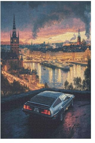 Puzzle 1500 Teile Zurück in die Zukunft. Buntes Puzzle für Erwachsene und Kinder in geprüfter Qualität-57x87cm