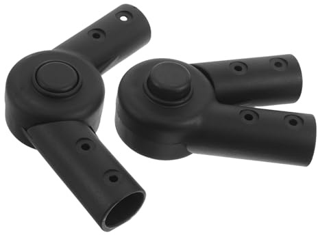 HYTROVE Adaptateurs pour Sièges de Poussette Bébé 2pcs en Plastique Noir, Articulations Pliables et Amortissantes pour Sièges de Poussette, pour Promenades et Voyages