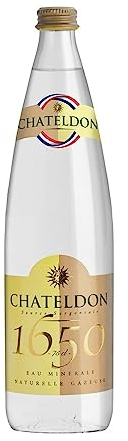 Eau minérale naturelle gazeuse 75 cl Châteldon 6 x Bouteille (75 cl)