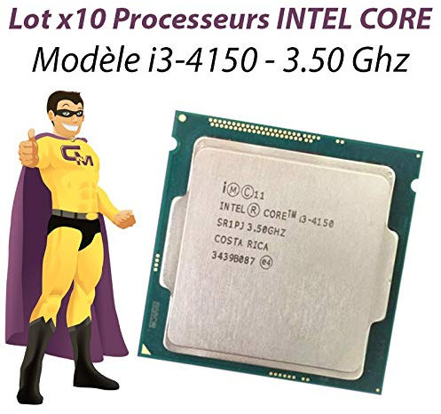 Lot x10 Processeur CPU Intel Core I3-4150 3.5Ghz SR1PJ 3Mo Socket 1150