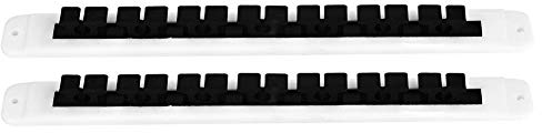 Alomejor 2pcs Supporto da Parete per Canna da Pesca Porta-canne da Muro Montaggio da Soffitto per Garage per Porta Canna da Pesca