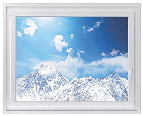 Fenster-Folie Sichtschutz I Folie für Fenster Deko - Fensterbild selbstklebend I Deko für Bad, Küche, Kinderzimmer - Farbecht, Robust - Made in Germany