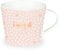Grafik-Werkstatt Werkstatt Kaffee-Tasse mit 100% Echtgold Porzellan Tasse 420 ml i mog di 61321 Weiß