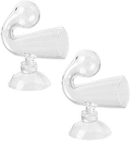 junao 2 Stück Checker Aquarium CO2, CO2 Drop Checker, Glass Drop Checker CO2, für Aquarium, Süßwasseraquarium, Pflanzgefäße
