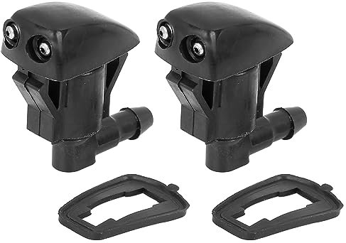 X AUTOHAUX 2 Stücke 85381-44010 Scheibenwaschdüsen Auto Scheibenwischer Waschdüse Ersatz für Toyota Prius 2001-2009