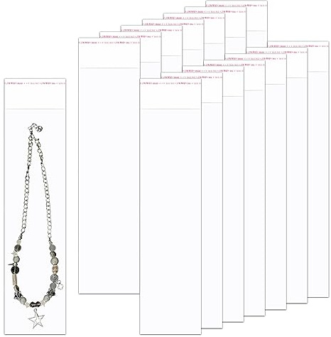Lot de 300 longs sacs en cellophane adhésifs - 7,6 x 30,5 cm - Sans danger pour le contact alimentaire - 50 µm - Pour bonbons, bougies, bijoux, colliers, collations, noix, cadeaux, cadeaux de fête (3