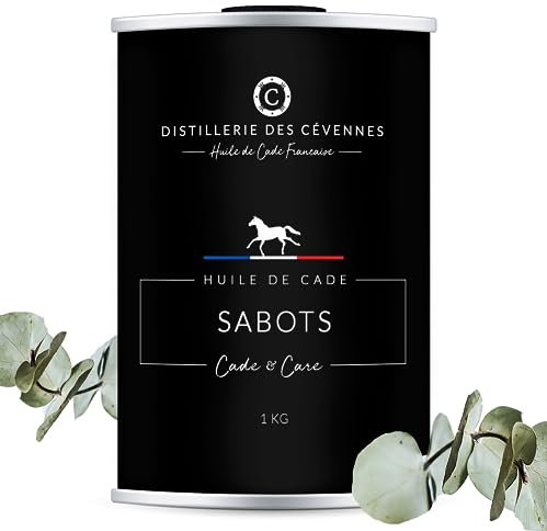 Distillerie des Cévennes - Huile de Cade pour Chevaux - Soin des Sabots - 1Kg - La Seule Huile 100% Fabriquée et Distillée en France