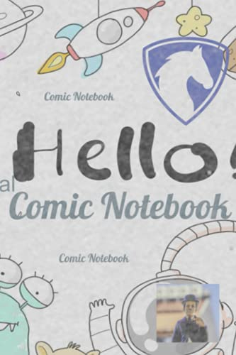 Comic Notebook - blank comic book notebook, Create Your Own Comics With This Book Size 6 x 9 Large, Over 50 Pages To Create CComics