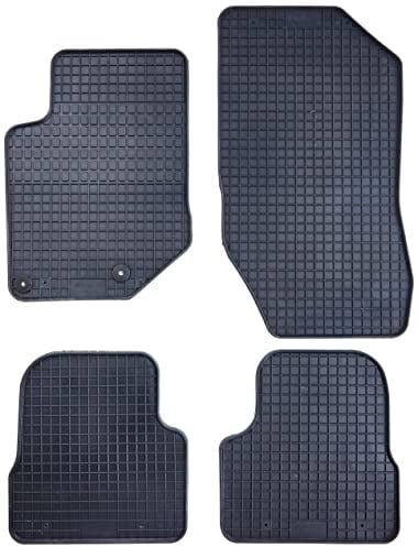 PETEX Gummimatten passend für Corsa F ab 11/2019 / 208 ab 11/2019 schwarz 4-teilig Passform