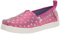 TOMS Niñas Glitter Alpargata Mocasines, Rosa Fucsia, 30.5 EU