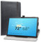 LiuShan per Lenovo Tab M10 Plus 3rd Gen Custodia, 360 Gradi di Rotazione Custodia in Pelle PU con Supporto Caso per 10.6 Lenovo Tab M10 Plus 3rd Gen Tablet (TB125FU),Nero