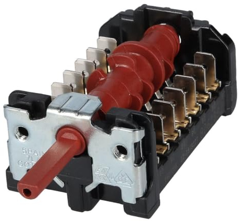easyPART passend für Amica 8062892 Backofenschalter Drehschalter Gottak | 870605K für Herd, Ofen, Einbaubackofen, Kompatibel mit 8011283, 8062049, Dreefs 11HE-009, 11HE009