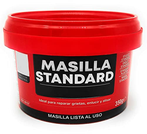 ACAN Tradineur - Masilla de relleno de pared, pasta tapagrietas, lista para usar, reparación de fisuras, agujeros, uso interior, calidad profesional, 350 g