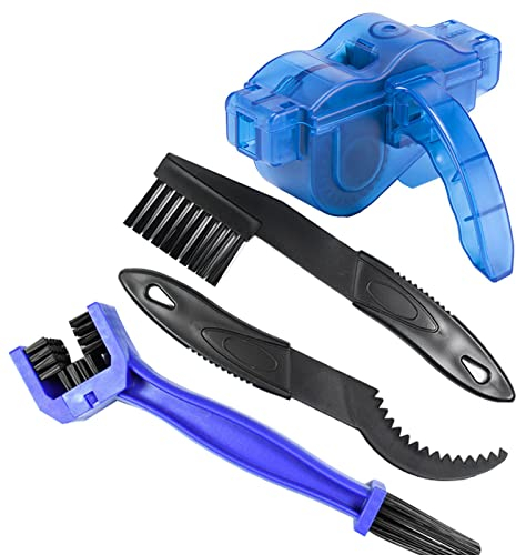 Limpiador Cadena Bicicleta,Osuter 4PCS Limpia Cadenas Bicicleta,Kit Limpieza Bicicleta,Dispositivo Tutti i Tipi di Catene Catene da Bici Accessori