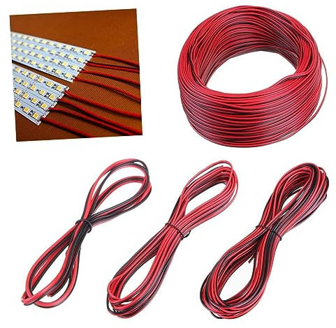SOLUSTRE 2pin Verlängerungskabel 20m Für Led Streifen PVC Elektrisch Säure Und Laugenbeständig Für Niederspannungssysteme Und Led Beleuchtung