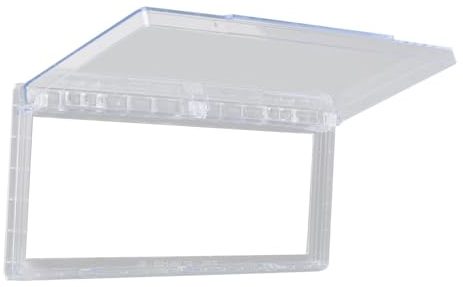 Sharplace 3-fach wasserdichte Steckdosenabdeckung, Wandschalter-Panel-Abdeckung, Steckdosenschutzbox, wasserdichte Schalterabdeckung, für Wohnzimmer, transparent