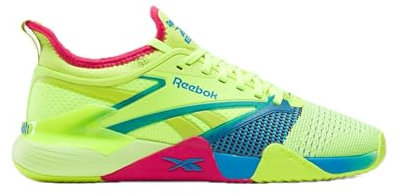 Reebok Sneaker Nano Court unisex per adulti, Verde lime/Acqua/Rosa intenso, 11 Women/9.5 Men