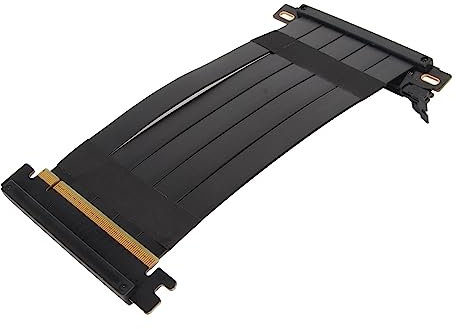 Câble Riser GPU PCIE 4.0 X16, pour Série RTX 4090 4080 4060, pour Série RX 7000, Rallonge Flexible Haute Vitesse PCI Express pour Carte Graphique, Câble D'extension PCIE 4.0 (20cm)