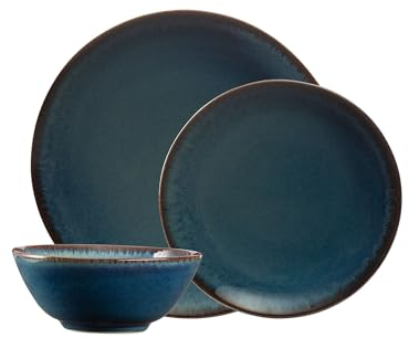 Mason Cash Reactive Blue 12 Piece Dinnerset