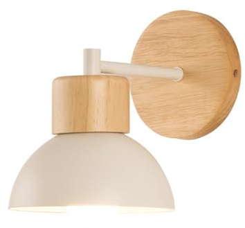 E27 Holz Wandleuchte Metall Wandlampe Industrie Holz Wandlampe Wandbeleuchtung Wandleuchter Innenbeleuchtung für Schlafzimmer Küche Loft Deckenleuchte