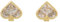 Kate Spade New York, so Spade Studs, klar/gold