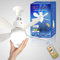 New 2 in 1 Ceiling Fans with Lights, E27 30W LED Ceiling Fan with and Remote and Timing 3 Speeds 3 Color Socket Fan LED Light Quiet Ceiling Fan for Bedroom Living Room