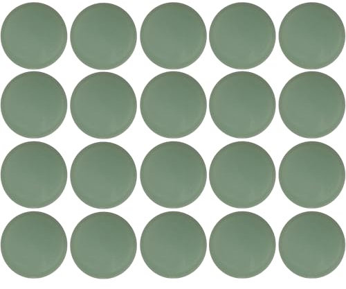 cyclingcolors 20x Abdeckkappen für Torx T25 Schrauben Schraubenabdeckung Schraubenkappen Zierkappen Kunststoff, Hellgrün (Olše zelená)