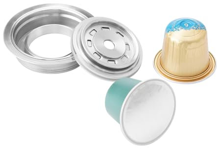 Adaptateur de dosettes de café en acier inoxydable pour Nespresso Vertuo