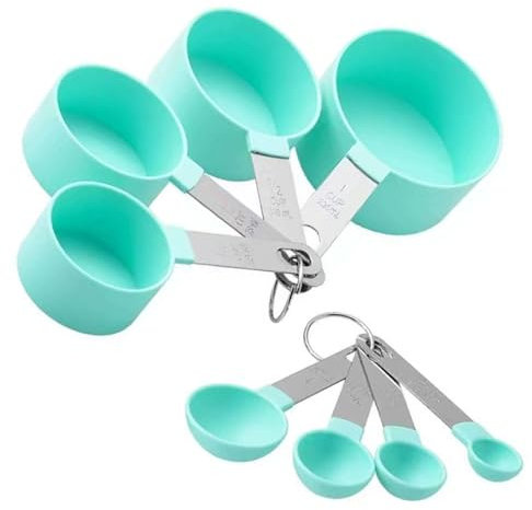 Measuring Scoop Measuring Cups Tools Cup Measurements Set Measuring Spoons Set Measuring Scoop Measuring Cups for Baking Measuring Tools Use for Liquids and Solids Baking Cooking