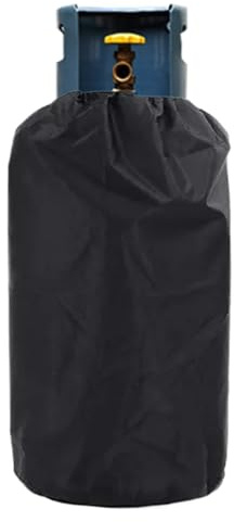 Propan-Tankabdeckung – UV-Block-Grill-Tankabdeckung, Gaszylinder-Tasche | Entworfen mit wasserdichtem Kordelzug-Tankschild, Outdoor-Oxford-Gewebe für Camping, diese Propangas-Tankabdeckung