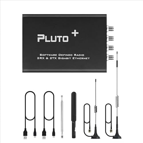 Ricetrasmettitore radio definito dal software PLUTO+, SDR a banda larga 70MHz-6GHz con 2TX/2RX, compatibile AD9363/AD9361/AD9364, Zynq-7010 FPGA, Gigabit Ethernet, USB OTG, piattaforma di sviluppo RF