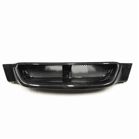 Grille Radiateur Voiture Grille Pare-chocs Supérieur En Fibre Carbone Et Fibre Verre Style Nid D'abeille Pour Acura 2.5 TL 1996-1998 Hood Grille Cover(Carbone)