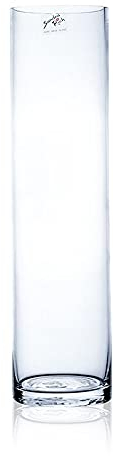 Glasvase Dekoglas CYLI Cold Cut Zylinder H. 40cm D. 10cm rund Sandra Rich