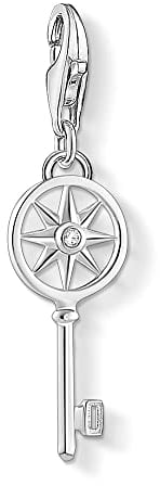 Thomas Sabo Damen Charm-Anhänger Schlüssel mit Stern 925 Sterling Silber 1799-051-14