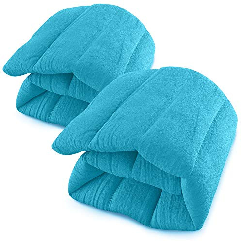 ComfortCloud Microwavable Heating Pads Set of 2 Natural Moist Heat Pad for Back Pain, Neck and Shoulders, Nerve, Cramps, Lower Lumbar Relief