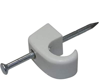 100 Stück Nageschellen Nagelschelle 7-11mm Nagel 2 x 45mm