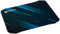 Predator Gaming Mouse Mat M (Low-Friction Fibre Surface, Self-Luminous Predator Logo, Natural Rubber Backing, Easy to Clean) Black/Blue