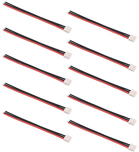 OliRC 10 St.10 cm JST-XH 2S Balance Stecker Verbinder Adapter Führen Draht 22awg Silikon Kabel für RC Lipo Batterie ladegerät (C122-10)