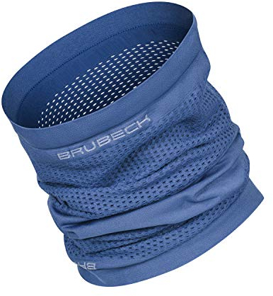 BRUBECK R-Tube Schlauchtuch Herren | Funktionstuch atmungsaktiv | Multifunktionstuch | Schlauchschal | Radfahren | Gr. L - XL | Blau | KM10840