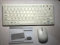 ENGLISH UK LAYOUT WHITE Wireless Small Keyboard and Mouse for SAMSUNG SMART TV'S