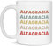 Taza de café de cerámica con nombre personalizado de Altagracia retro vintage, 11 onzas, color blanco
