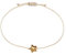 Selfmade Jewelry Armband Damen Roségold Stern Größenverstellbares Armkettchen mit Sternchen Handgemacht Inkl. Geschenk-Verpackung (Rosegold - Beige)
