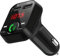 Retoo Trasmettitore FM Bluetooth Black con doppio caricatore USB, lettore di schede SD TF e display digitale, kit vivavoce per auto, adattatore audio per auto, caricatore universale dispositivi GPS