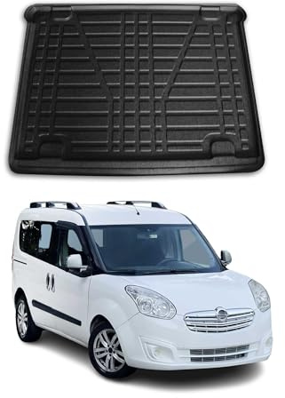 OMAC Kofferraumwanne für Opel Combo D 2011-2018 TPE Schwarz | Laderaumwanne, Kofferraummatte, Allwetter, fahrzeugspezifisches Produkt, wasserdicht