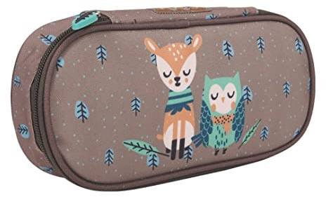 PERLETTI 14408, Unisex-Federmäppchen für Kinder, Farbe, einzigartig, Farbig, Einheitsgröße
