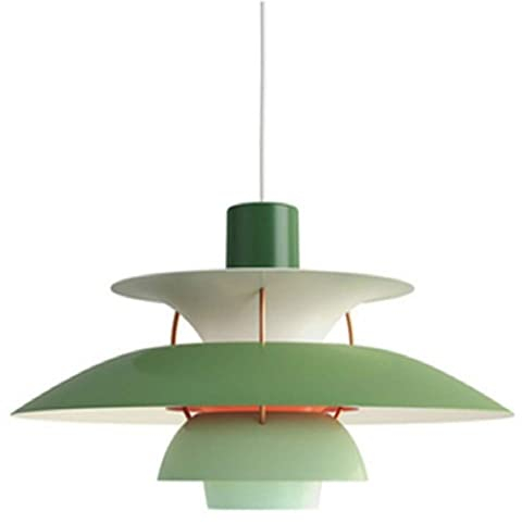 Nordic Esstischlamp Pendelleuchte, Designer Aluminium Esstisch Hängelampe, Höhenverstellbar, E27, Moderne Kreative Wohnzimmerlampe Hängelampe für Loft Cafe Bar Wohnzimmer Schlafzimmer (D,30CM)