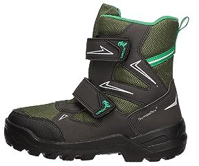 Lurchi Krispin-Sympatex Schneestiefel, Black Green, 27 EU Weit